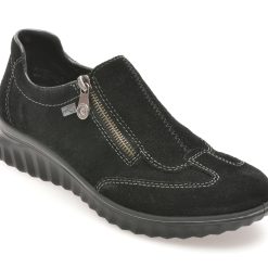 Pantofi casual RIEKER negri