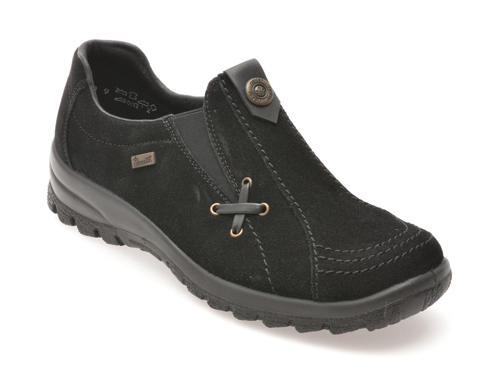 Pantofi casual RIEKER negri