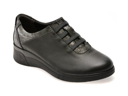 Pantofi casual SUAVE negri