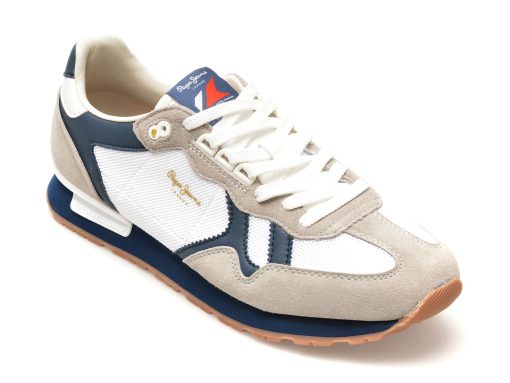 Pantofi sport PEPE JEANS albi