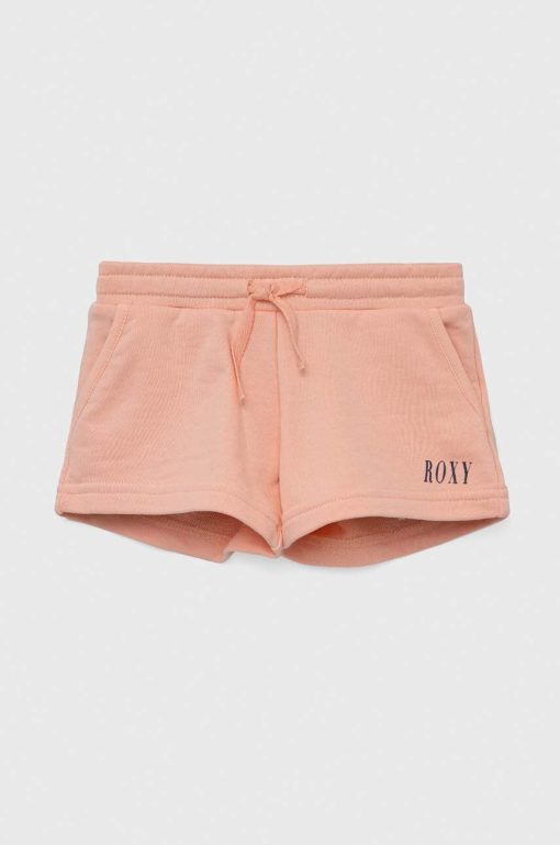 Roxy pantaloni scurti copii culoarea portocaliu