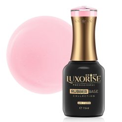 Rubber Base LUXORISE Exquisite Collection - Glimmering Rose 15ml-Rubber Base > Rubber Base LUXORISE 15ml