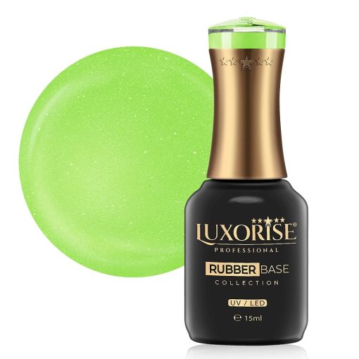 Rubber Base LUXORISE Neon City Collection - Lime Glow 15ml-Rubber Base > Rubber Base LUXORISE 15ml