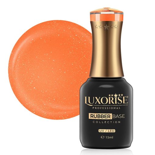 Rubber Base LUXORISE Neon City Collection - Tangerine Dream 15ml-Rubber Base > Rubber Base LUXORISE 15ml