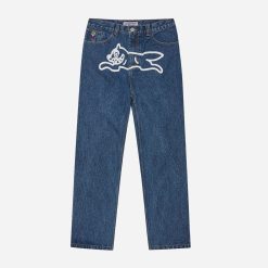 Running Dog Double Scoop Denim Pant-Barbati