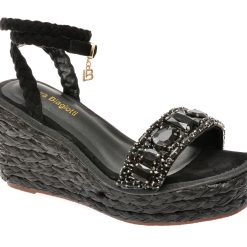 Sandale casual LAURA BIAGIOTTI negre