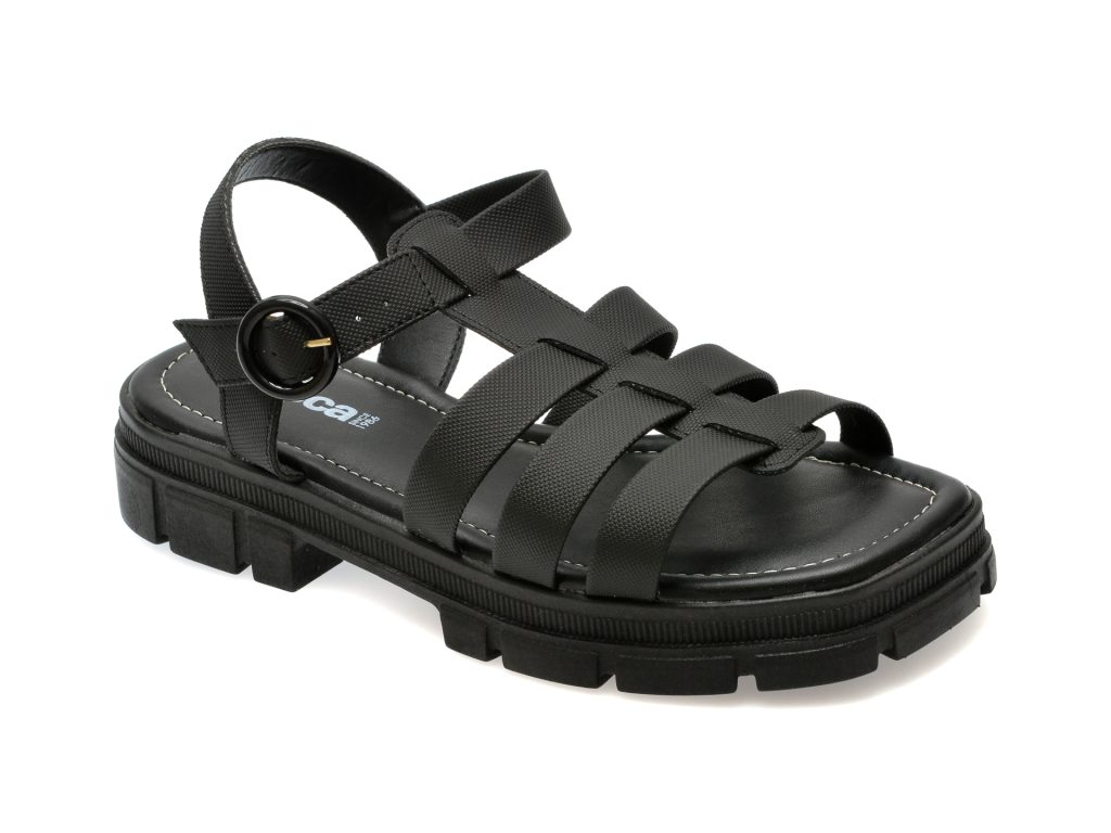 Sandale casual MOLECA negre