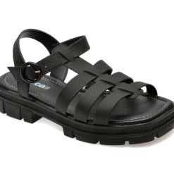 Sandale casual MOLECA negre