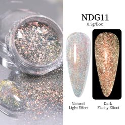 Sclipici Chrome Aurora NDG11 - Everin-NAIL ART ❤️ > Sclipici- Paiete- Confetti