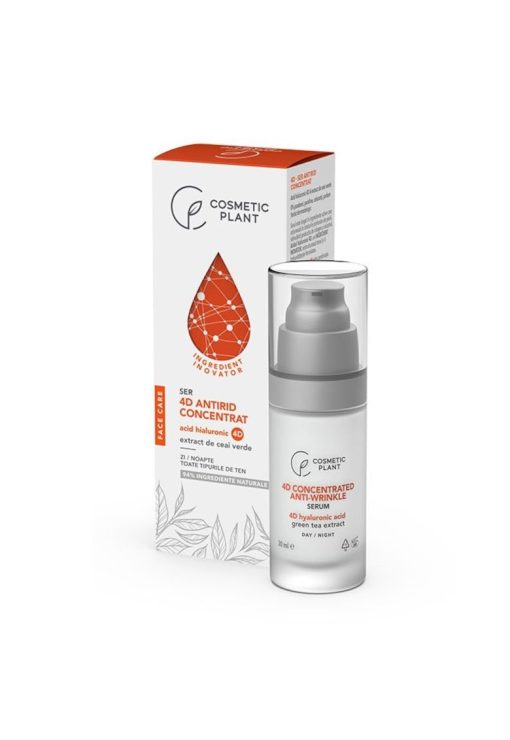 Ser antirid concentrat cu acid hialuronic 4D si extract de ceai verde 30 ml-FEMEI-GENTI SI ACCESORII/Produse cosmetice