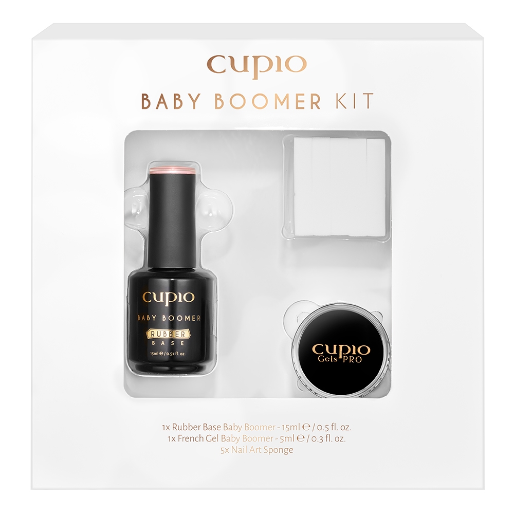 Set Baby Boomer Cupio - Nude-Manichiura-Kit-uri de manichiura