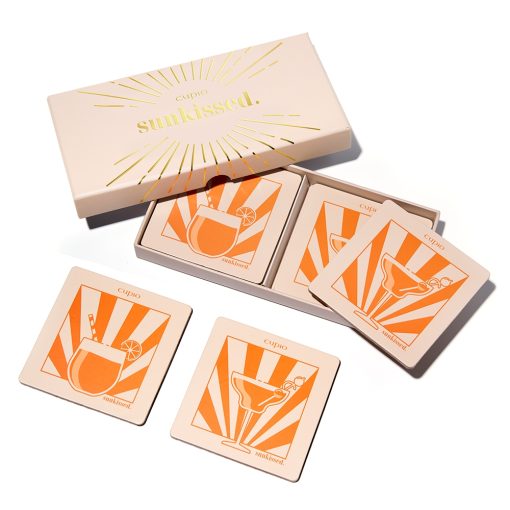 Set suporturi pahare Cupio sunkissed.-Cupio Home & Lifestyle-