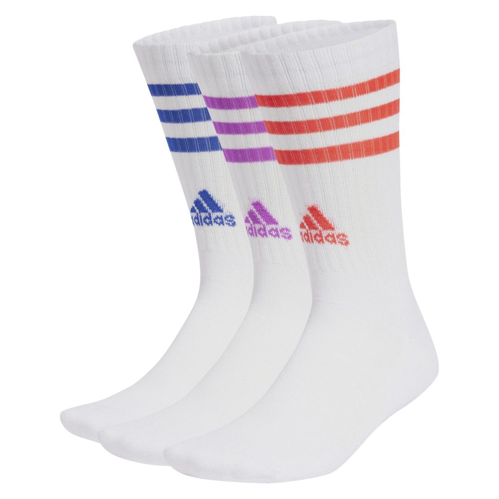 Sosete ADIDAS unisex 3S C SPW CRW 3P - IZ0122-Accesorii-Sosete