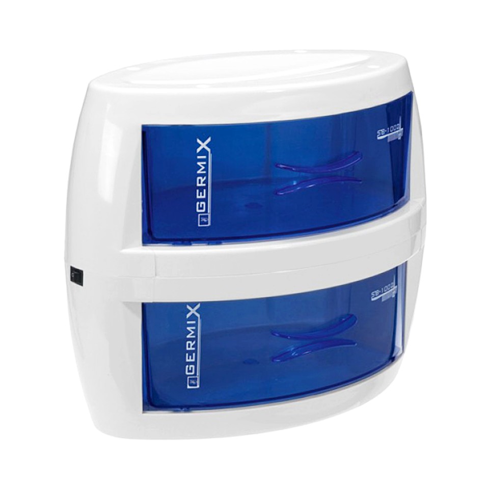 Sterilizator UV Germix cu 2 sertare pentru ustensile manichiura si coafor-Aparatura Unghii > Sterilizatoare UV / Quartz