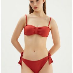 Sutien de baie bandeau cu bretele ajustabile-FEMEI-IMBRACAMINTE/Costume de baie