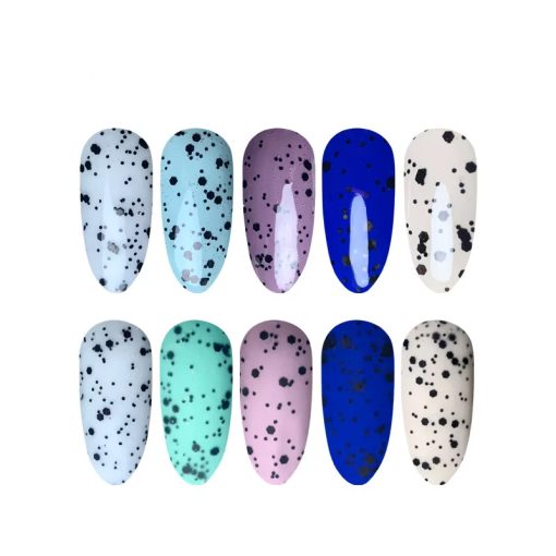 Top Coat- Black Dots Everin 15ml - TC-BD - Everin.ro-PRIMER BAZA TOP ❤️ > Top coat - Finish