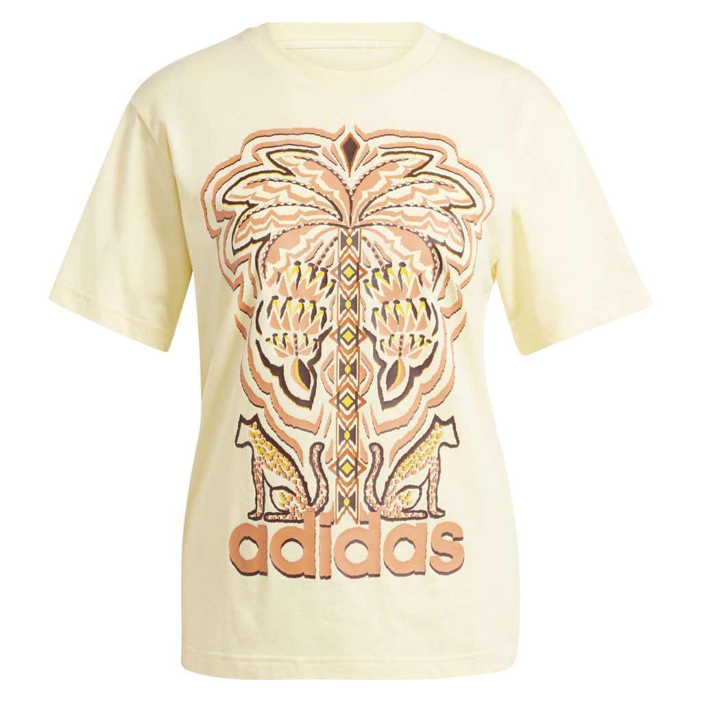 Tricou ADIDAS pentru femei FARM GFX TEE - IV9759-Imbracaminte-Tricouri