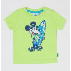 Tricou de bumbac cu Mickey Mouse-BAIETI-IMBRACAMINTE/Tricouri si maiouri