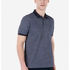 Tricou polo texturat-BARBATI-IMBRACAMINTE/Tricouri si maiouri