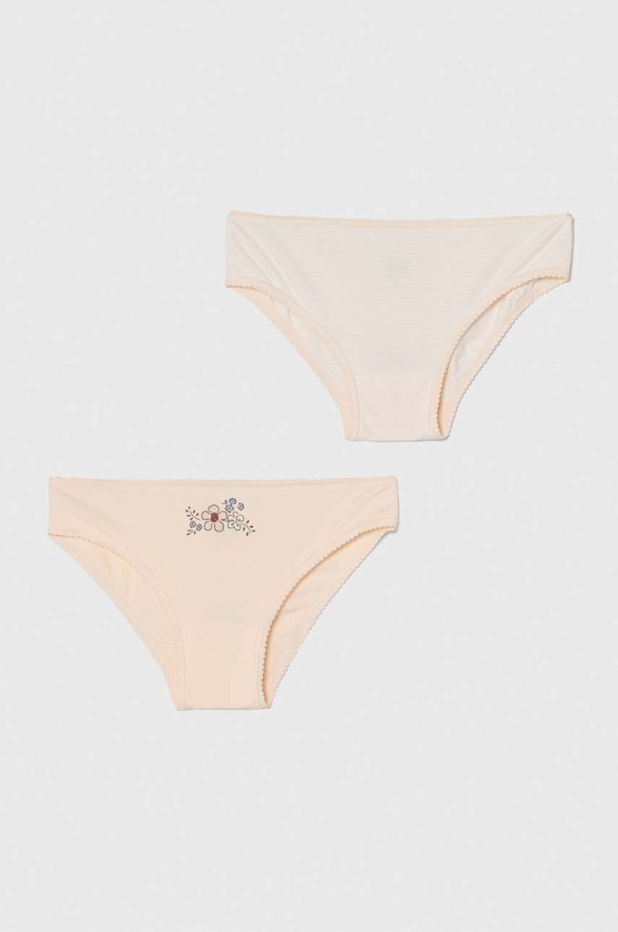 United Colors of Benetton chiloti copii 2-pack culoarea portocaliu-Îmbrăcăminte