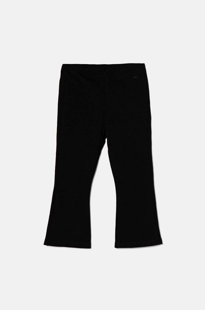 United Colors of Benetton leggins copii culoarea negru