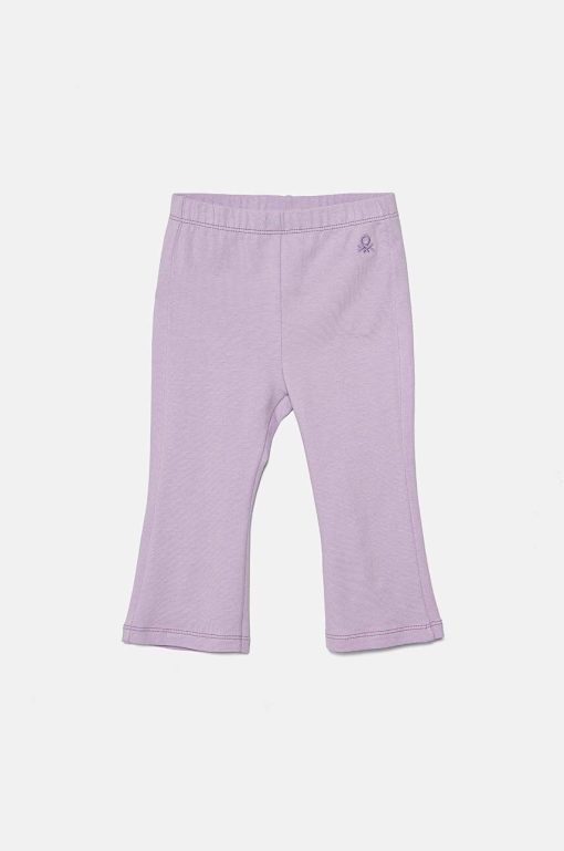 United Colors of Benetton leggins copii culoarea violet