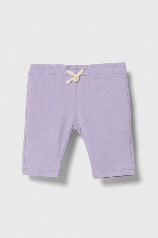 United Colors of Benetton leggins copii culoarea violet