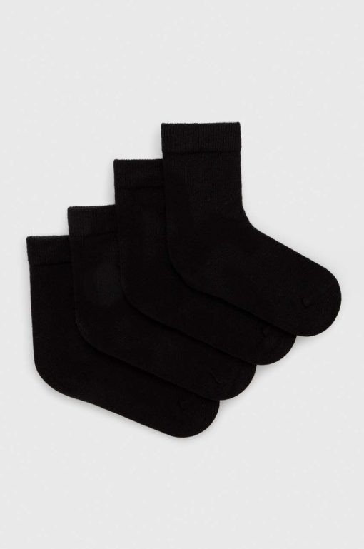 United Colors of Benetton sosete copii 4-pack culoarea negru-Îmbrăcăminte