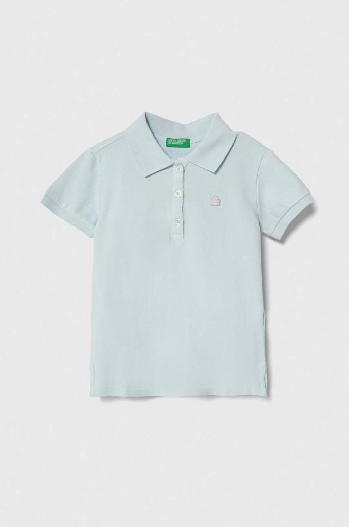 United Colors of Benetton tricou polo copii cu guler-Îmbrăcăminte