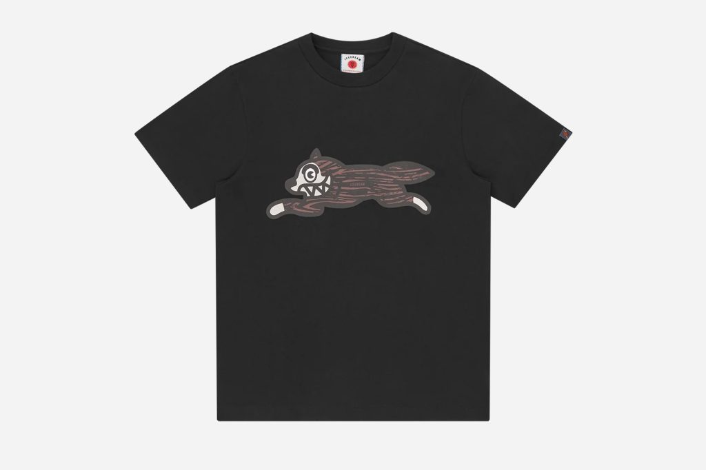 Woodgrain Running Dog T-shirt-Barbati