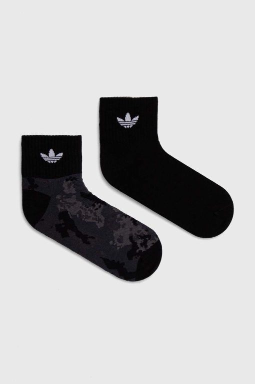 adidas Originals sosete 2-pack culoarea negru