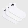 adidas Performance șosete 3-pack culoarea alb HT3468-Şosete