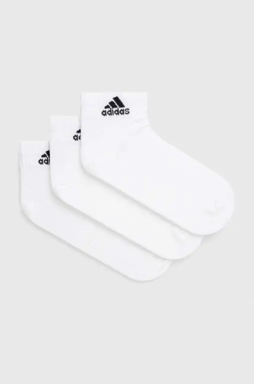 adidas Performance șosete 3-pack culoarea alb HT3468-Şosete