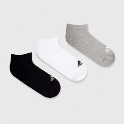 adidas șosete 3-pack culoarea gri IC1333-Şosete