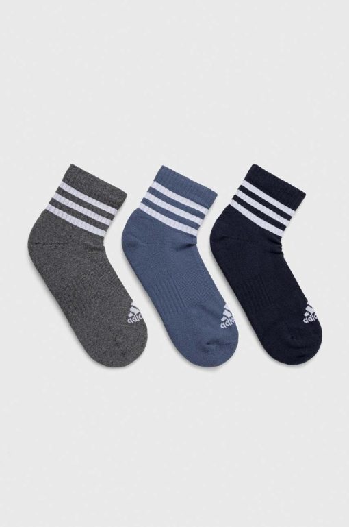 adidas șosete 3-pack culoarea gri IP2637-Şosete