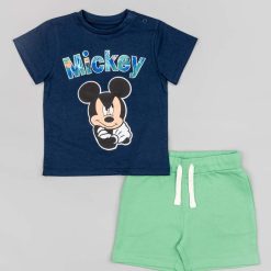 zippy set de bumbac pentru copii x Disney culoarea albastru marin-Îmbrăcăminte