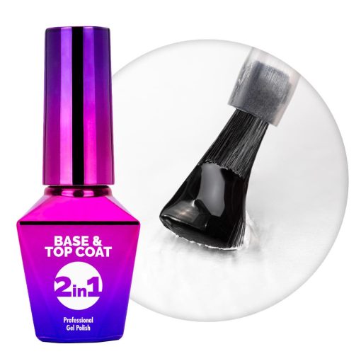 2 in 1 Baza si Top Molly Lac 10ml - Everin-PRIMER BAZA TOP ❤️ > Base coat - Baza