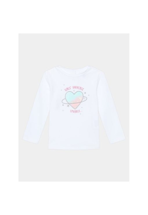 Bluza copii - 323202 - Alb - Bumbacwqeas-FETE-IMBRACAMINTE/Bluze