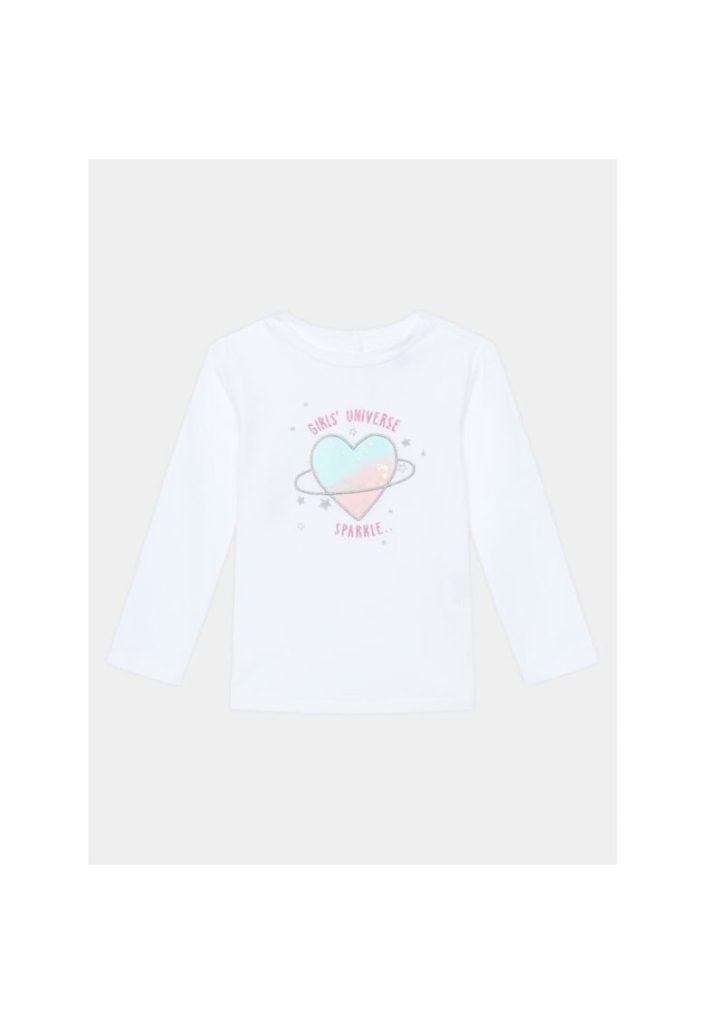 Bluza copii - 323202 - Alb - Bumbacwqeas-FETE-IMBRACAMINTE/Bluze