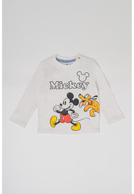 Bluza cu imprimeu Mickey Mouse-BAIETI-IMBRACAMINTE/Bluze