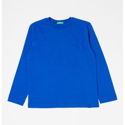 Bluza din bumbac cu decolteu la baza gatului-BAIETI-IMBRACAMINTE/Bluze