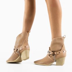 Botine Nelmo Nude-Botine-Botine