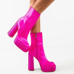 Botine dama Afolayan Fuchsia-Botine-Botine