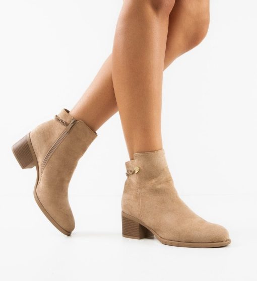 Botine dama Ahma Khaki-Botine-Botine