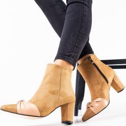 Botine dama Balizia Camel-Botine-Botine