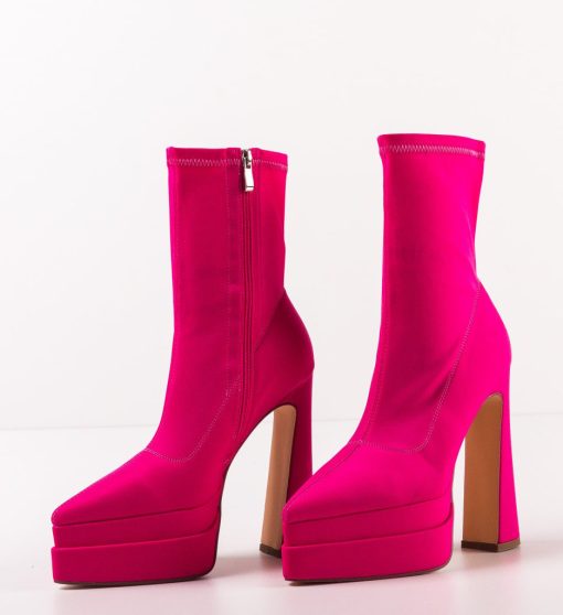 Botine dama Bhumi Fuchsia-Botine-Botine