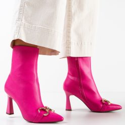 Botine dama Coates Fuchsia-Botine-Botine