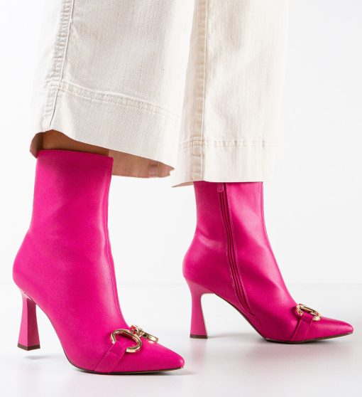 Botine dama Coates Fuchsia-Botine-Botine