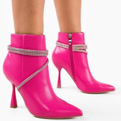 Botine dama Dixon Fuchsia-Botine-Botine