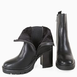 Botine dama Gideon Negre 2-Botine-Botine